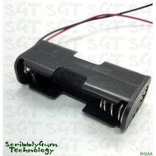 Battery Holder 2xAA with Wire Leads