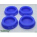 Leg Leveler Rubber Castor Feet Cups (Set of 4) *Choose Colour*