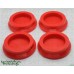 Leg Leveler Rubber Castor Feet Cups (Set of 4) *Choose Colour*