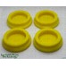 Leg Leveler Rubber Castor Feet Cups (Set of 4) *Choose Colour*