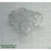 Post C-17492 Plastic Siamese Faceted Translucent 1